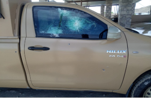Armored windshield